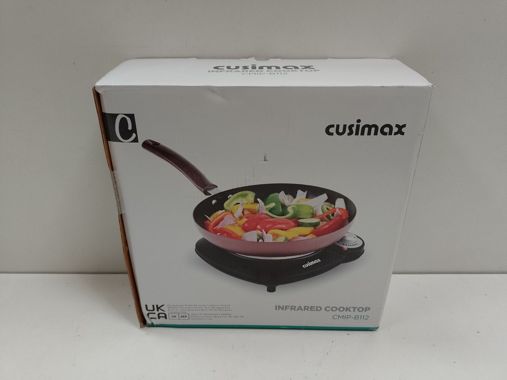 RRP £57.07 Cusimax CMIP-B112 Portable Hot Plate - Image 2 of 2