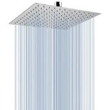 RRP £26.25 Voolan 10" High Pressure Rain Shower Head