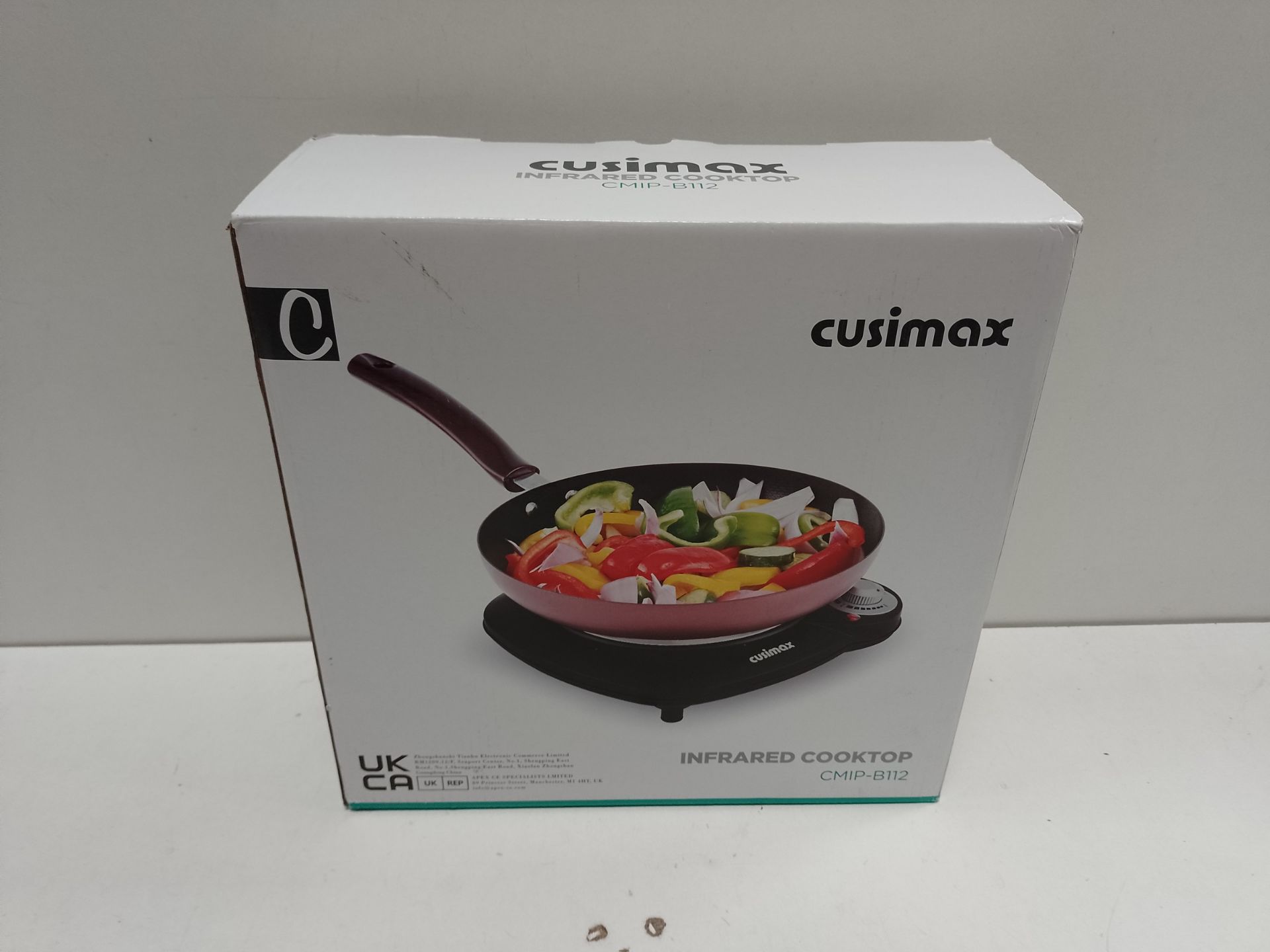 RRP £57.07 Cusimax CMIP-B112 Portable Hot Plate - Image 2 of 2