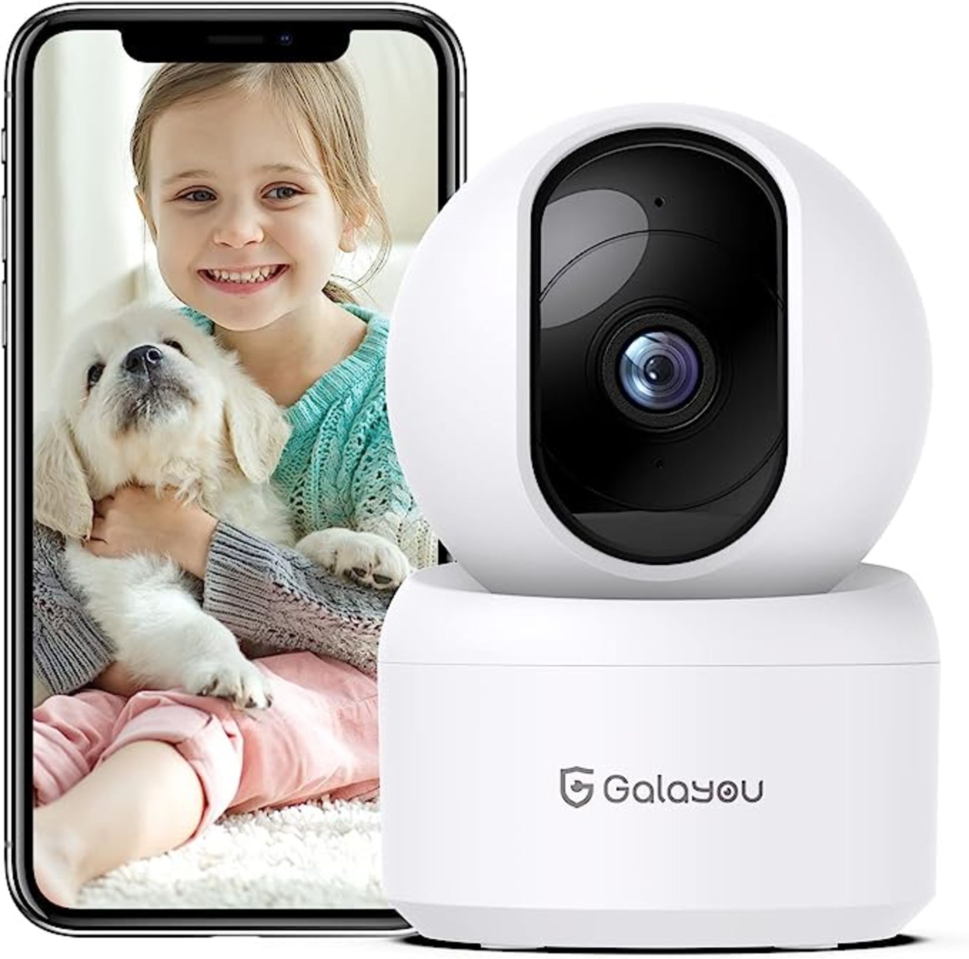 RRP £21.67 GALAYOU 2K WiFi Pet Camera