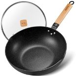 RRP £39.37 BEZIA Nonstick Wok with Lid