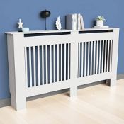 RRP £102.61 FATIVO High Radiator Cover Wood Cabinet: 92cm Height