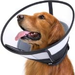 RRP £29.67 ROMANTIC BEAR Dog Cone Collar Large