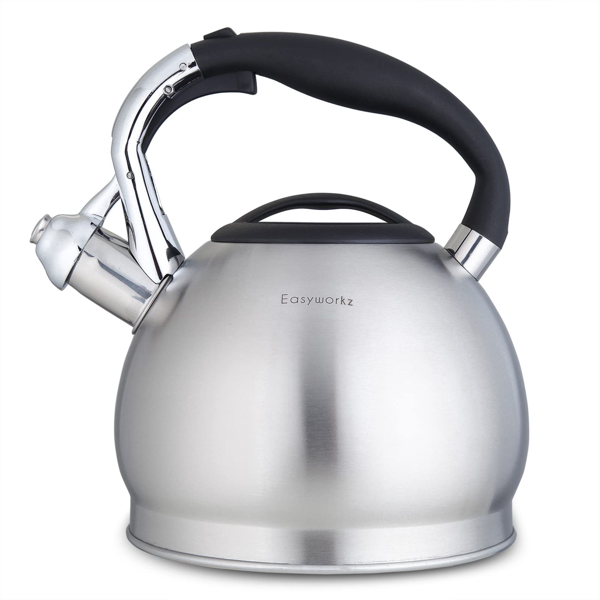 RRP £36.22 Easyworkz Whistling Stovetop 2.3l Tea Kettle Food Grade