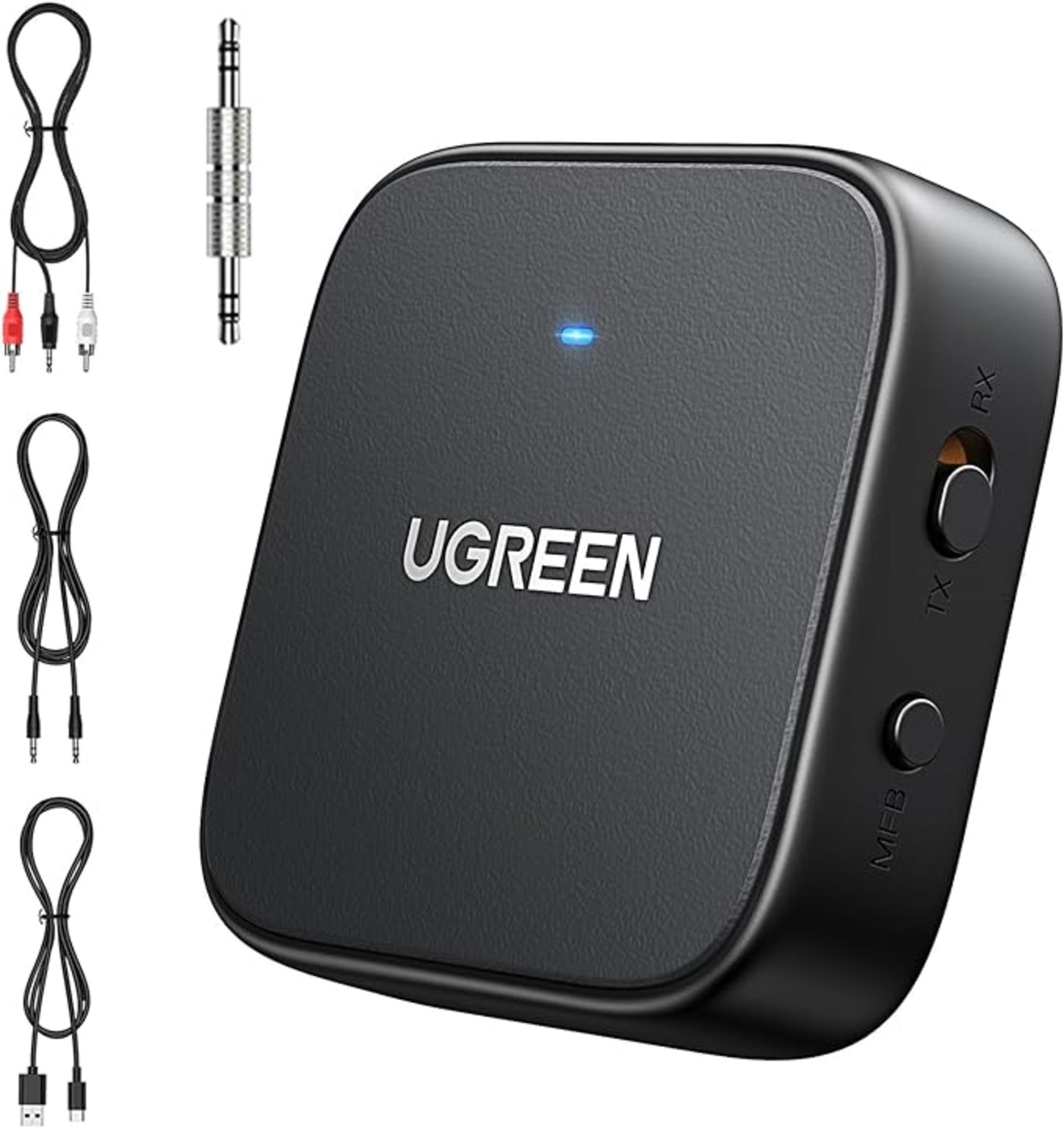 RRP £29.37 UGREEN Bluetooth 5.2 Transmitter and Receiver