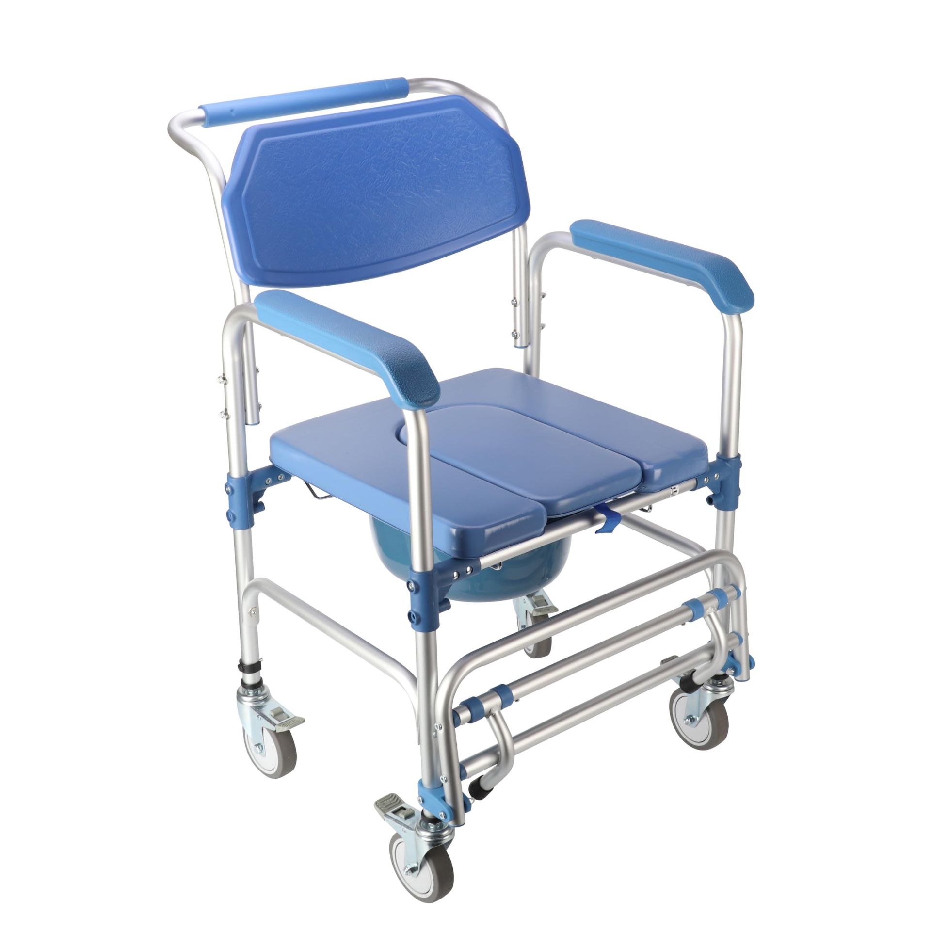 RRP £200.99 ybaymy 4-in-1 Shower Commode Chair - Image 2 of 2