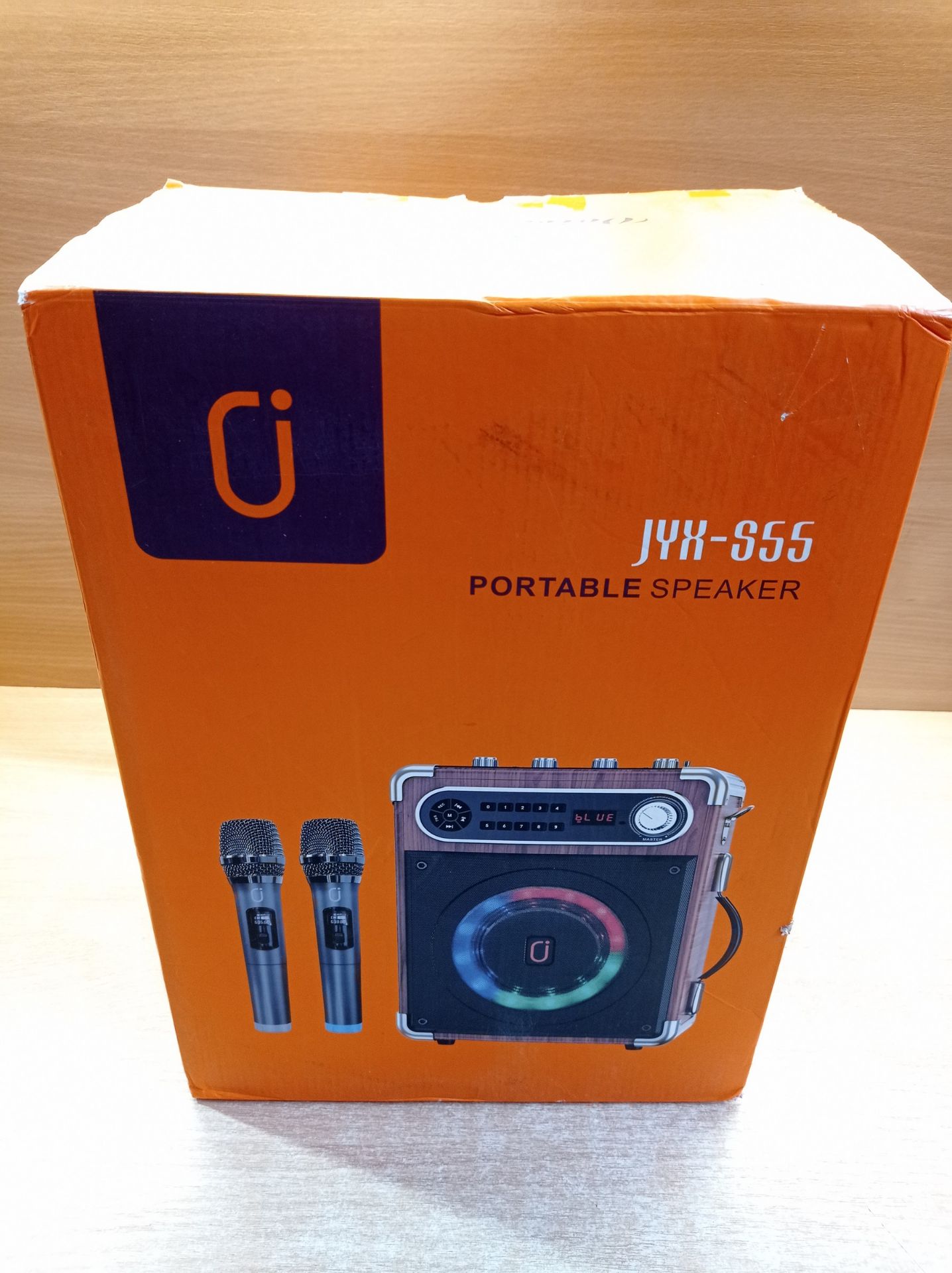 RRP £111.30 JYX Karaoke Machine with Two Wireless Microphones - Image 2 of 2