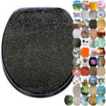 RRP £51.36 Soft Close Toilet Seat | Wide Choice of Black Toilet