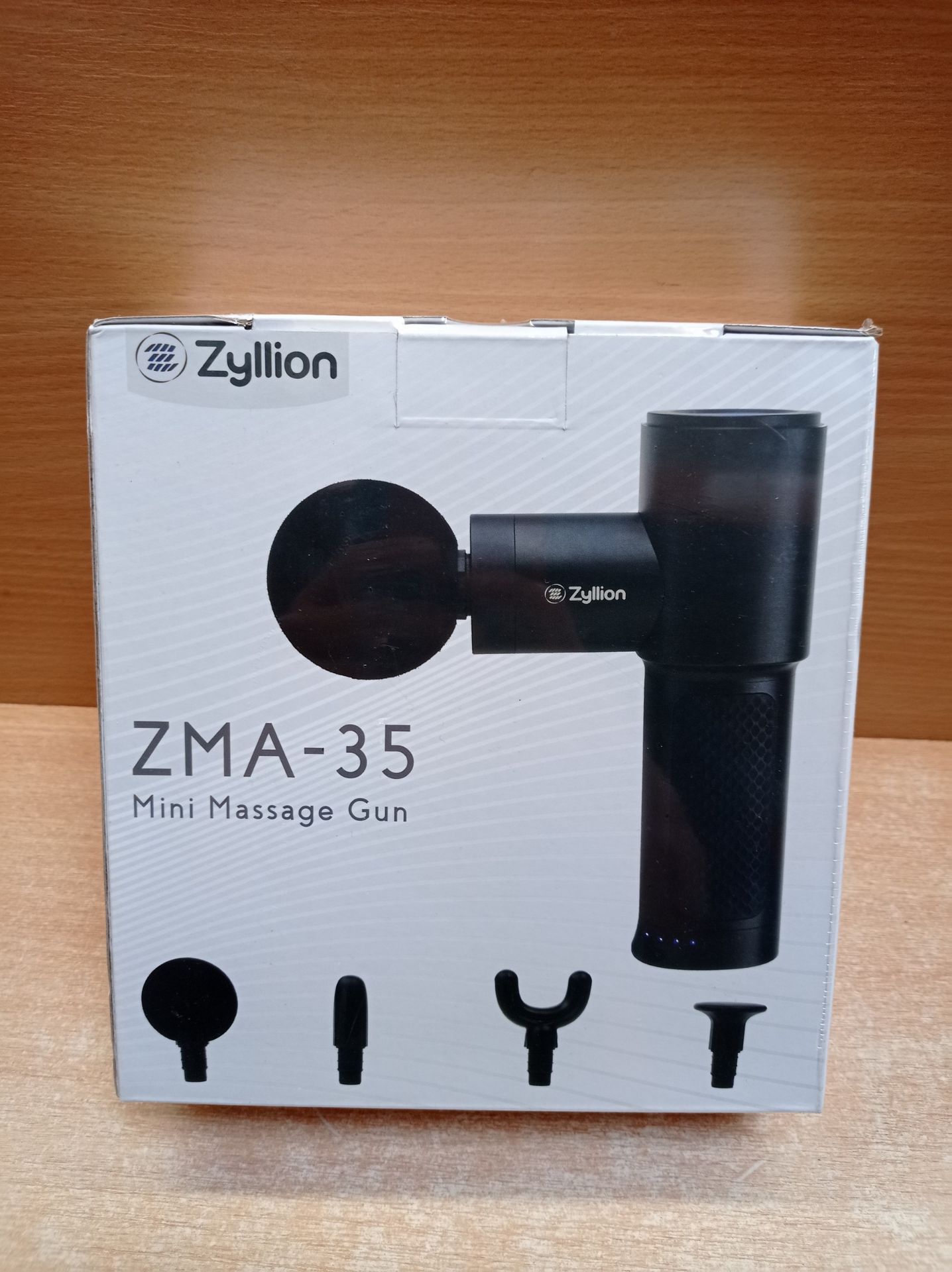 RRP £88.61 BRAND NEW STOCK Zyllion All-Metal Mini Massage Gun - Image 2 of 2