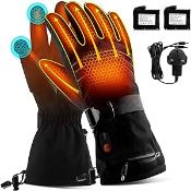 RRP £50.22 ABXMAS Heated Gloves Rechargeable for Men or Women
