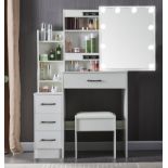 RRP £170.11 Dressing Table with LED Lights