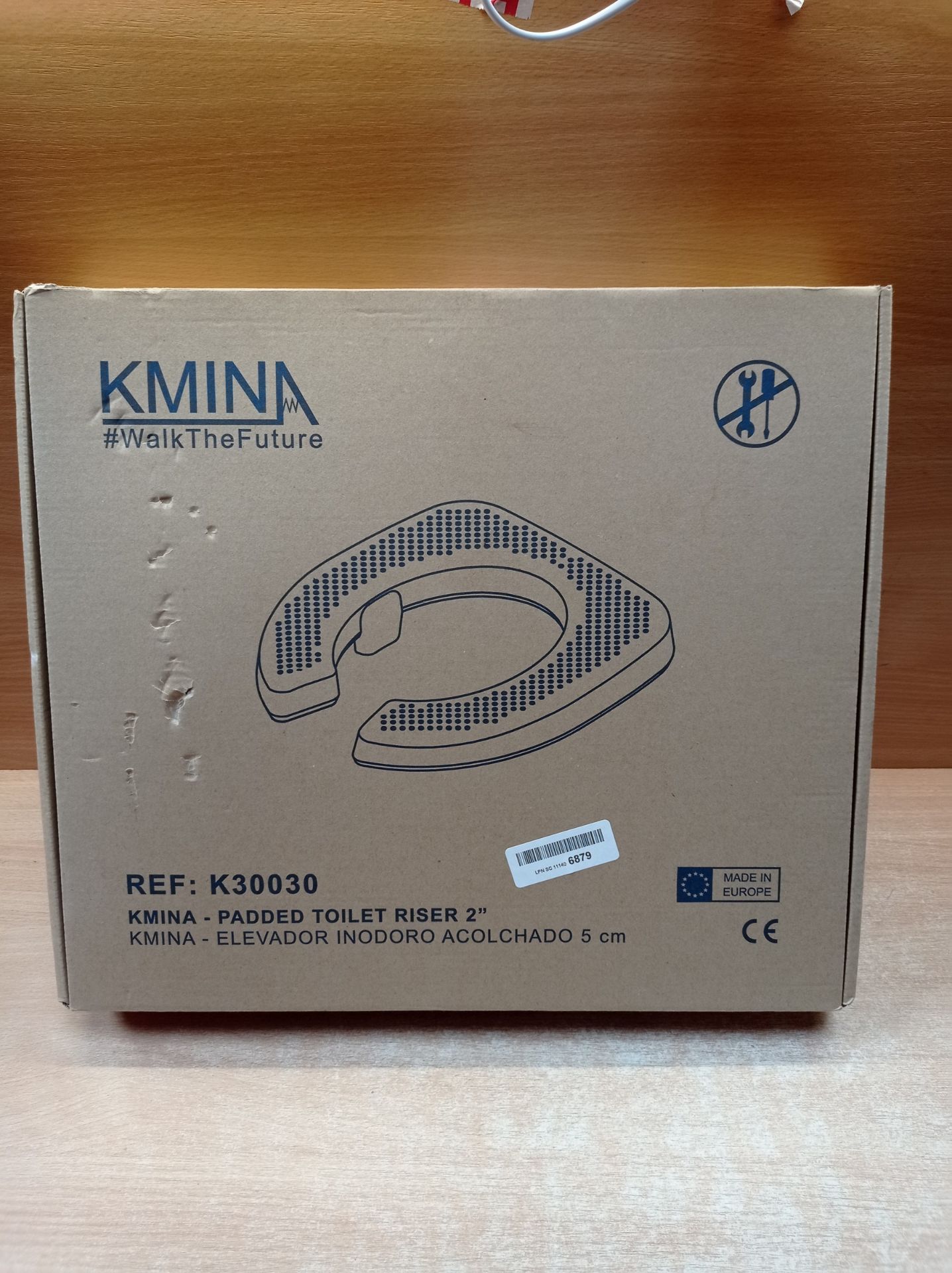 RRP £39.07 KMINA - Soft Raised Toilet Seat 2 Inches - Image 2 of 2