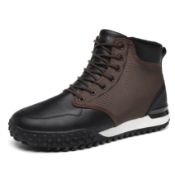 RRP £22.82 Winter Boots Mens Waterproof Walking Boots Warm Fur