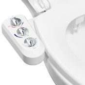 RRP £55.31 Bidet Toilet Seat Attachment with Self Cleaning Dual Nozzle