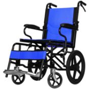 RRP £260.29 MADE Mobility Lightweight Folding Wheelchair