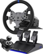 RRP £239.74 PXN V99 Gaming Steering Wheel