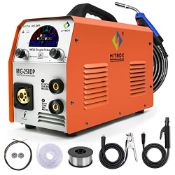 RRP £331.07 HITBOX MIG250DP Single Pulse Aluminium MIG Welder