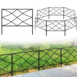 RRP £43.25 Thealyn Decorative Garden Fence Metal Fence Border