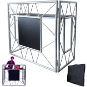 RRP £399.57 DJ Booth Stand | DJ Booth Table | Portable DJ Booth