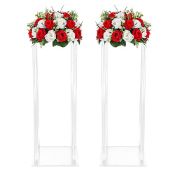 RRP £53.65 Warmiehomy Acrylic Flower Stand 2 Pcs Wedding Table