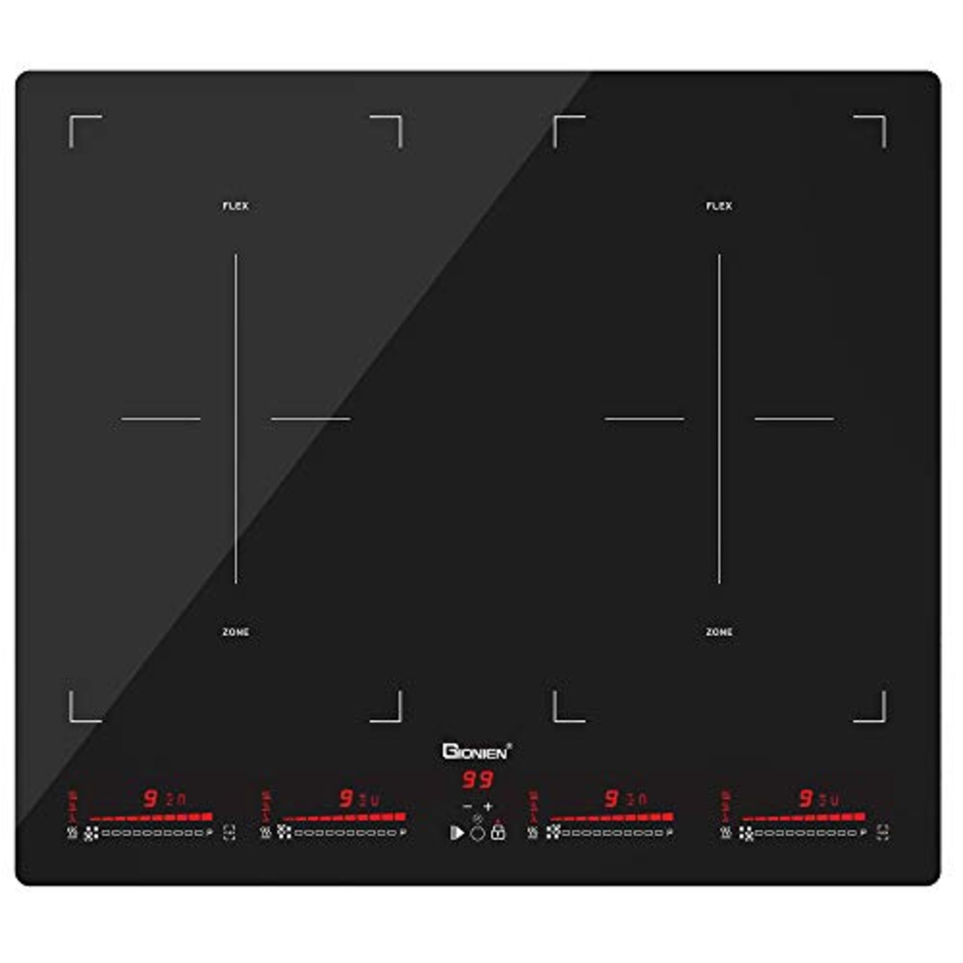 RRP £262.57 GIONIEN Frameless Induction hobs 59cm Electric Built-in