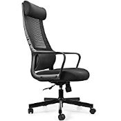 RRP £121.30 MELOKEA Ergonomic Office Chair - High Back