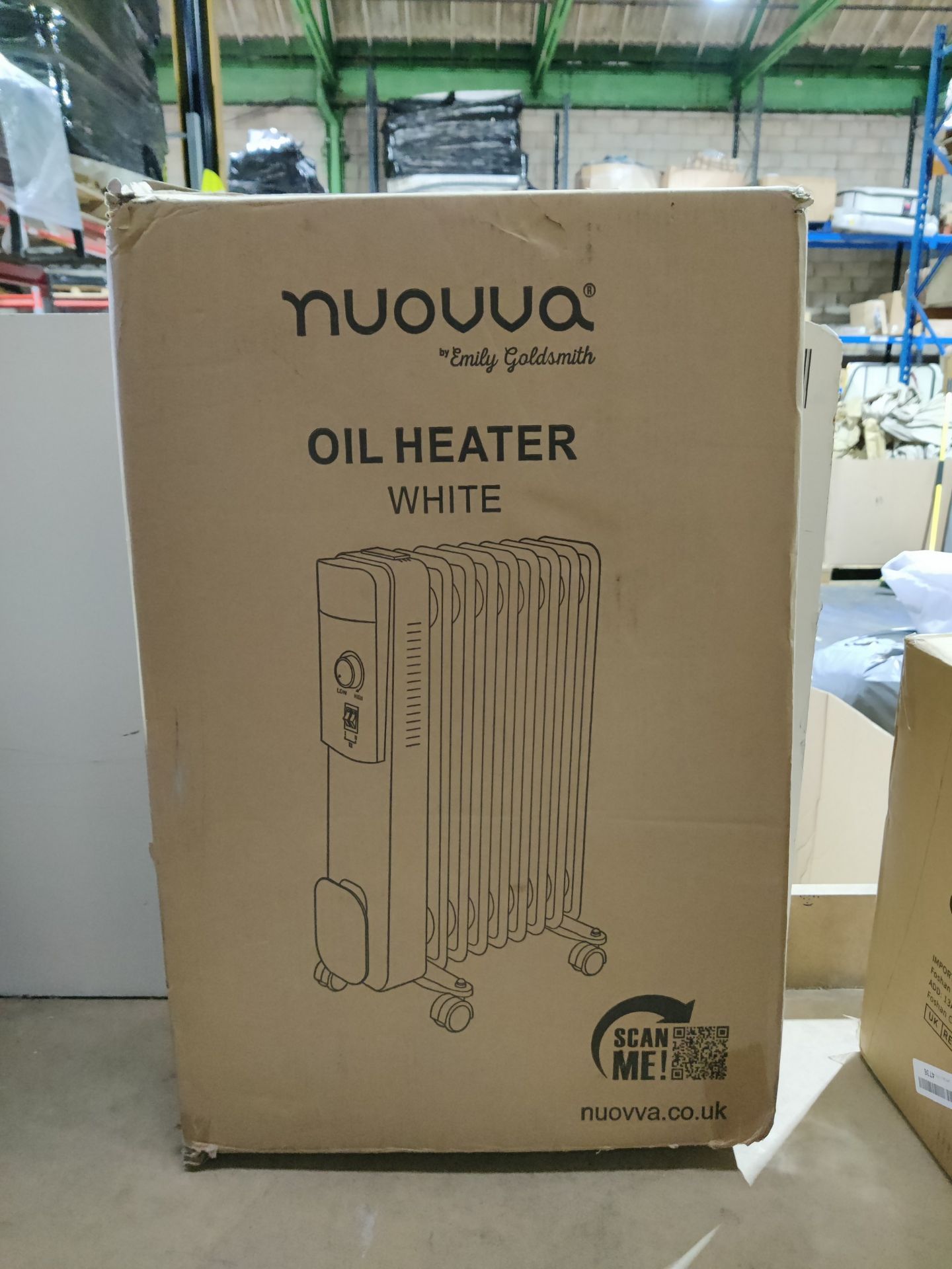 RRP £68.49 Oil Filled Radiator Free Standing Electric Heater - Image 2 of 2