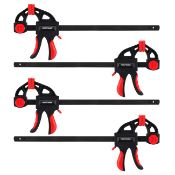 RRP £42.25 Ratchet Bar Clamp 4PCs