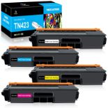 RRP £64.09 LeciRoba TN-423 for Brother TN423 TN421 toner and for