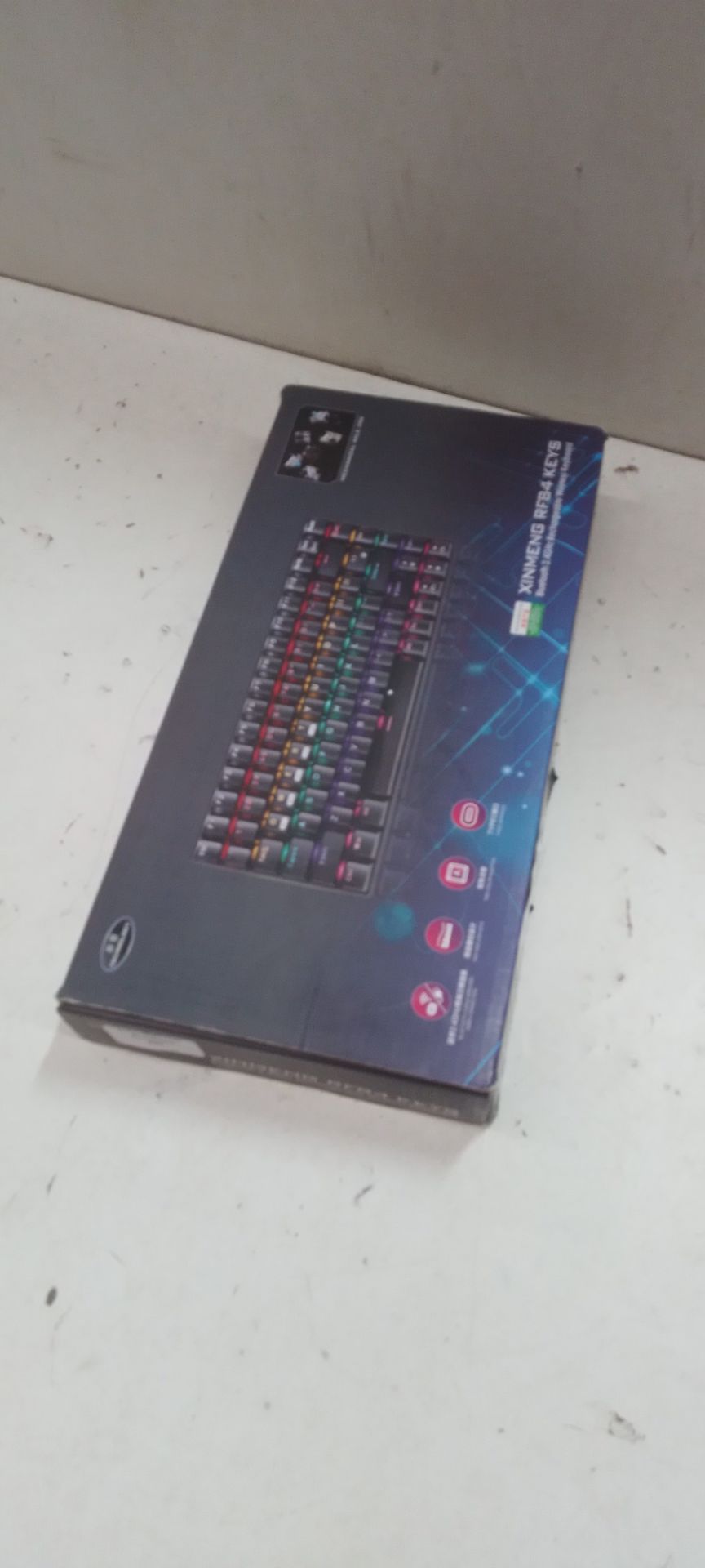 RRP £21.25 Wireless Mechanical Gaming Keyboard 84 Keys 2.4Ghz - Image 2 of 2