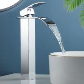 RRP £43.70 Maynosi Bathroom Waterfall Basin Mixer Tap