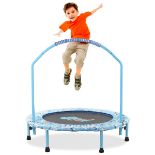 RRP £57.31 Kids Trampoline with Foldable Bungee Rebounder Adjustable