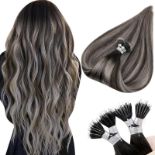 RRP £59.58 Hetto Balayage Nano Ring Hair Extensions Human Hair