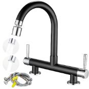 RRP £50.21 Maynosi Bridge Kitchen Sink Mixer Taps