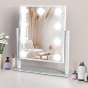 RRP £52.39 TUREWELL Hollywood Makeup Mirror with Lights