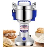 RRP £262.83 Moongiantgo 1500g/3.3lb Electric Grain Grinder 50-300 Mesh Herb Spice Mill