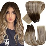 RRP £53.07 Hetto Human Hair Weft Ombre Hair Extension Real Human
