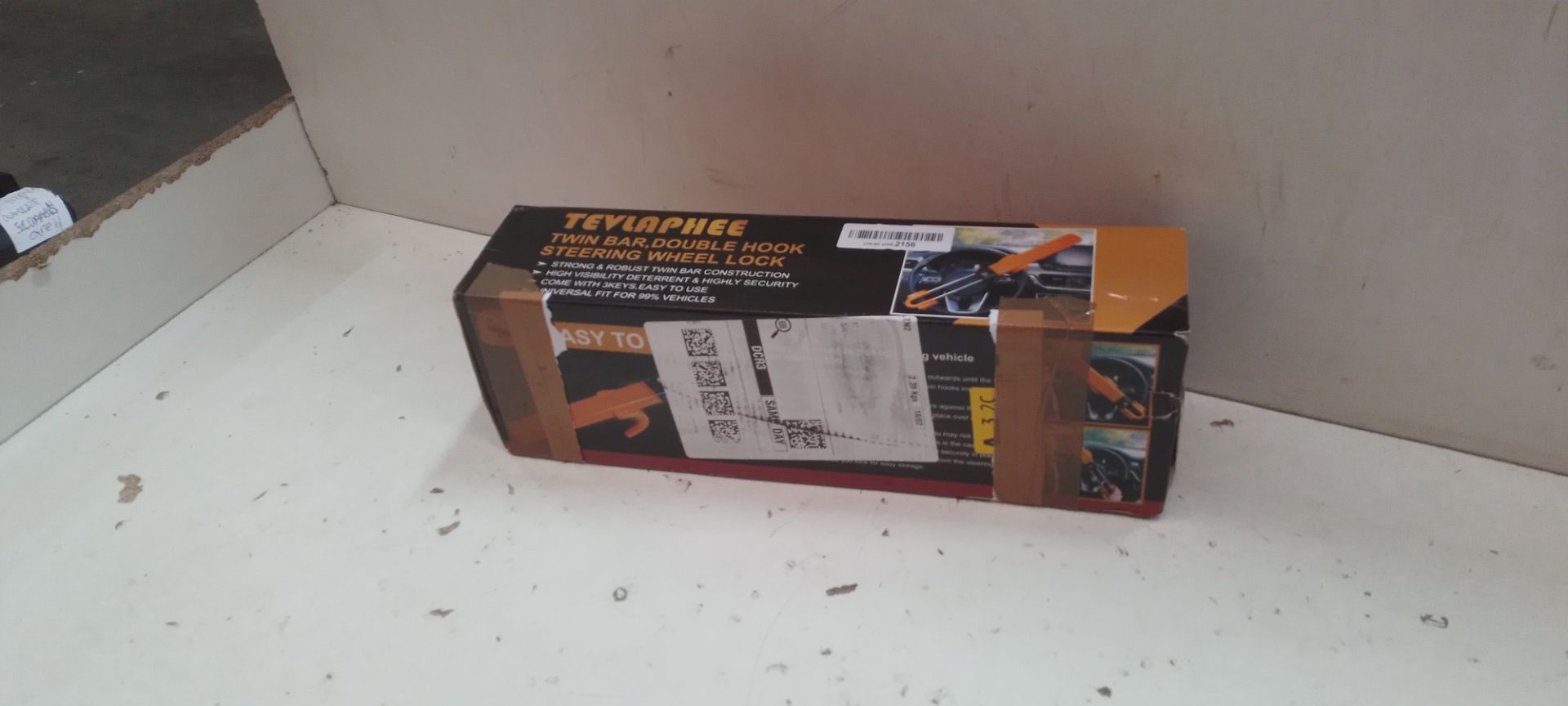 RRP £42.35 Tevlaphee Steering Wheel Lock Twin Bar - Image 2 of 2