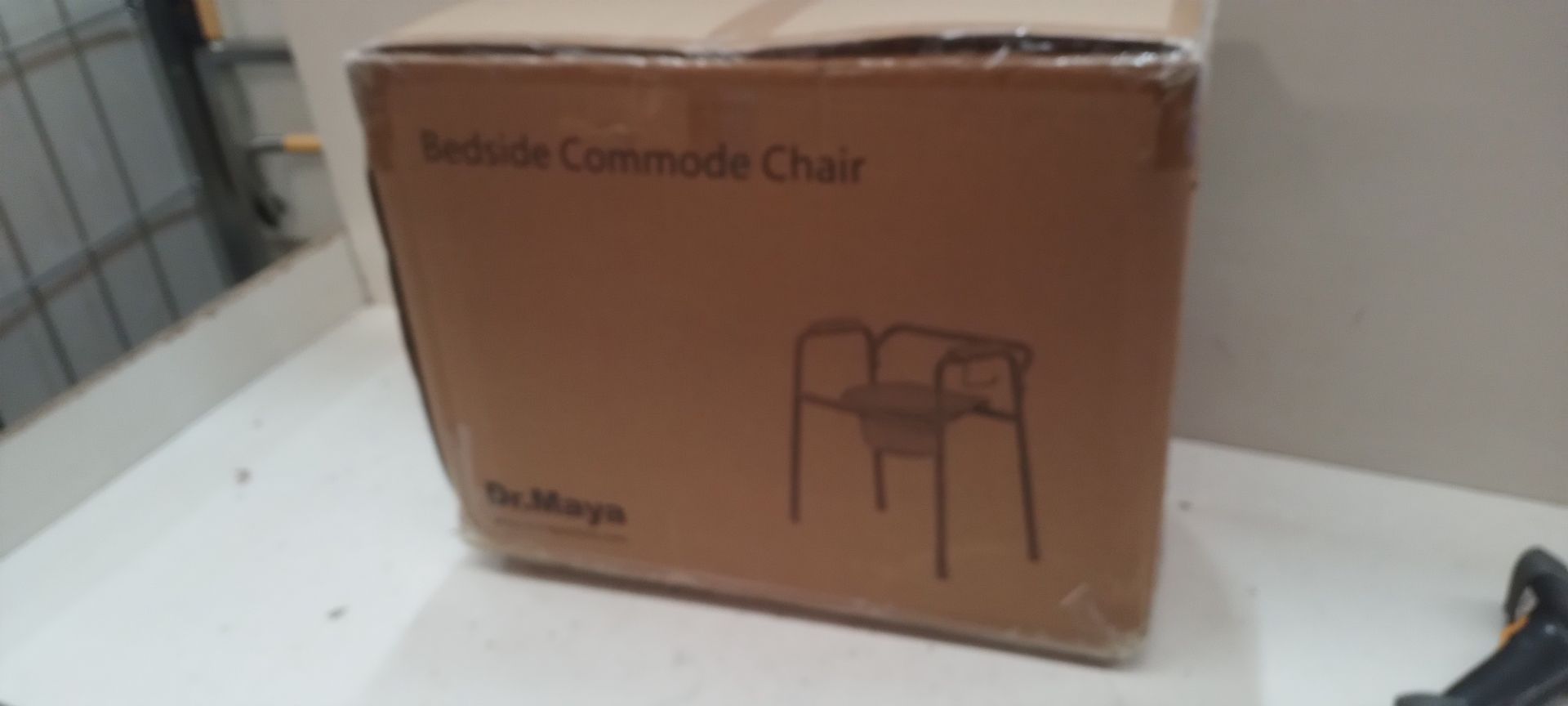 RRP £65.87 Dr. Maya Bedside Commode Chair - Adjustable - Image 2 of 2