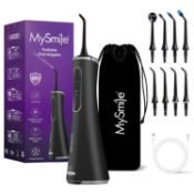 RRP £57.07 MySmile Water Dental Flosser for Teeth Cordless Oral