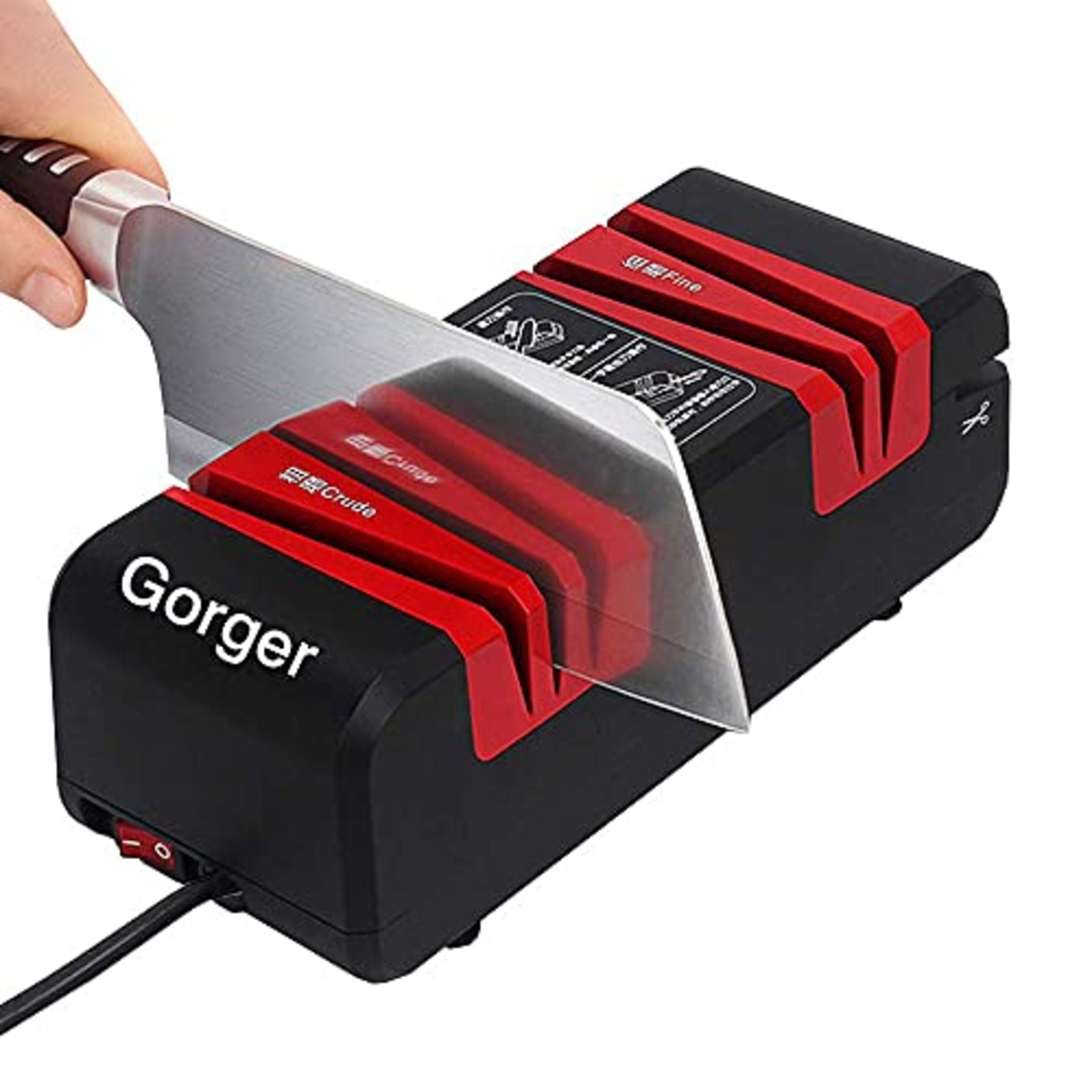 RRP £44.00 Electric Knife Sharpener 2800r/min Kitchen Knives Scissors