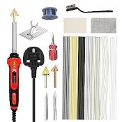 RRP £34.24 100W Plastic Welding Kit Soldering Iron Kit