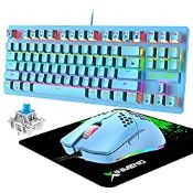 RRP £17.82 LexonElec RK-550 Gaming Keyboard and Mouse with Mousepad