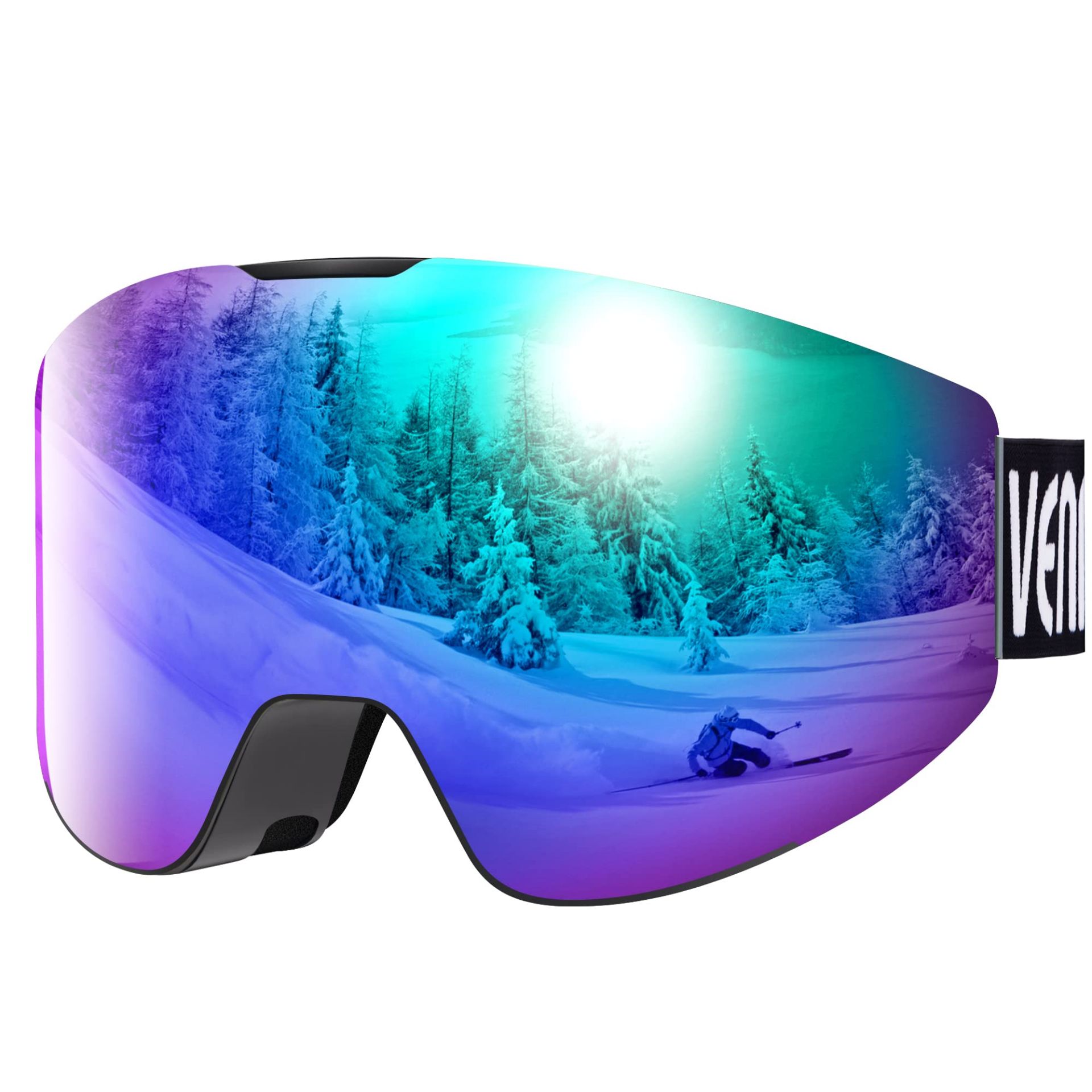 RRP £26.51 VENNERLI Ski Goggles Snow Goggles OTG Anti-Fog for