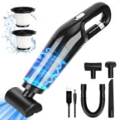 RRP £36.52 SOPPY Cordless Handheld Vacuum Cleaner - Mini Car Hoover with LED