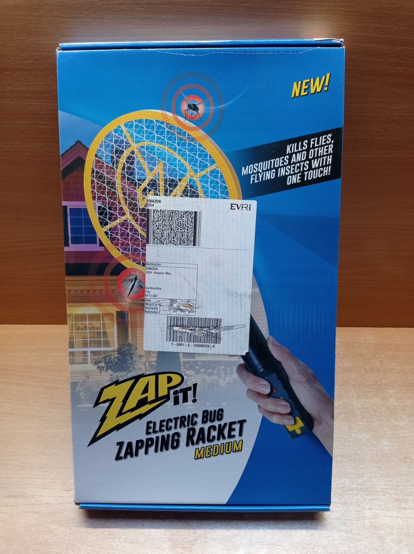 RRP £13.39 Zap It! Electric Fly Swatter - Rechargeable Fly Zapper - Image 2 of 2