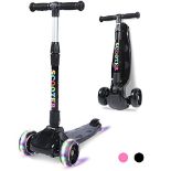 RRP £46.80 LOL-FUN 3 Wheel Toddler Scooter for Kids Ages 3 4 5 6 Years Old Boys Girls