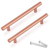 RRP £21.08 Probrico 160mm Rose Gold Kitchen Handles for Cupboard