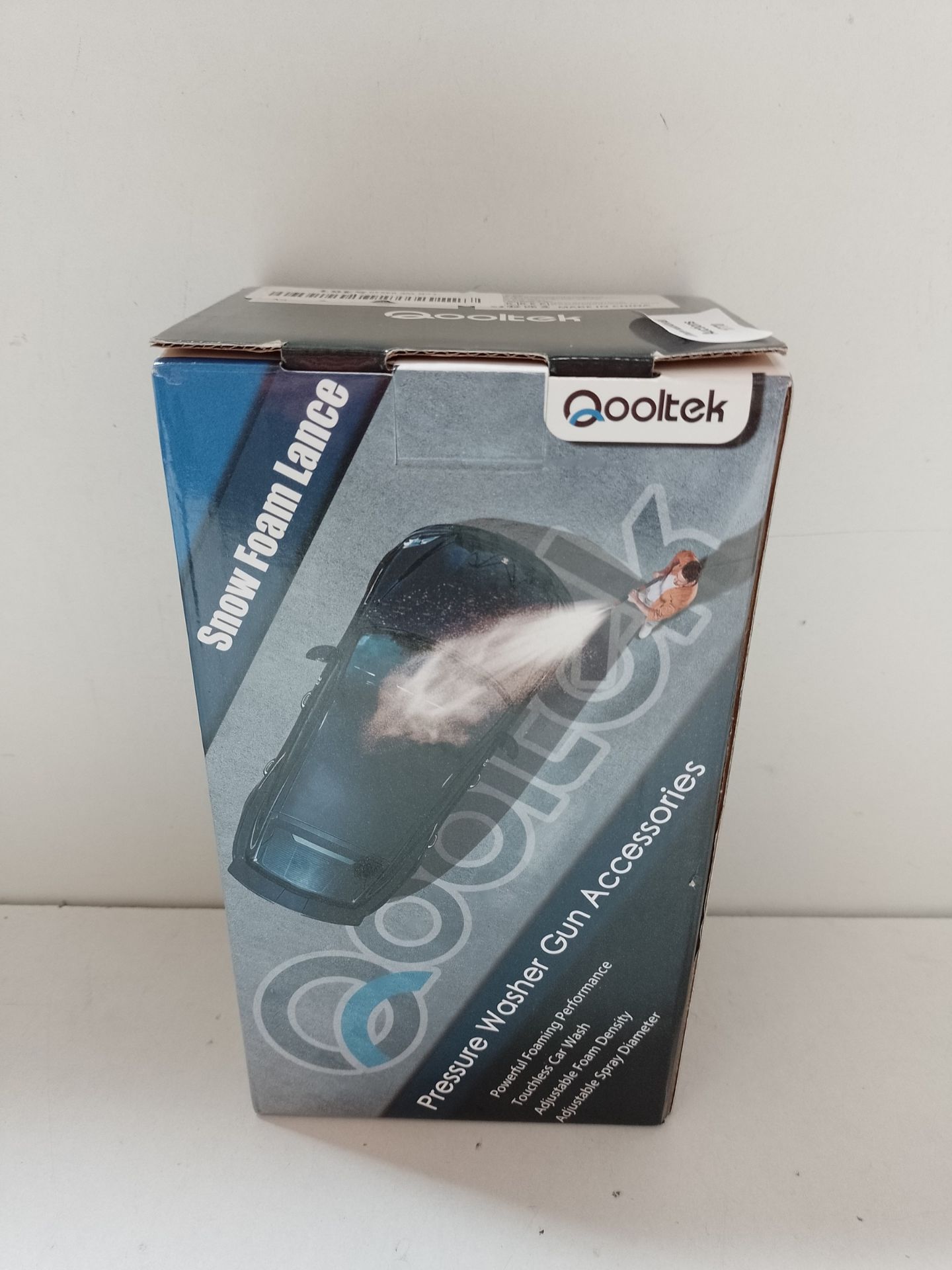 RRP £23.58 Qooltek Adjustable Foam Cannon 1 Liter Bottle Snow - Image 2 of 2