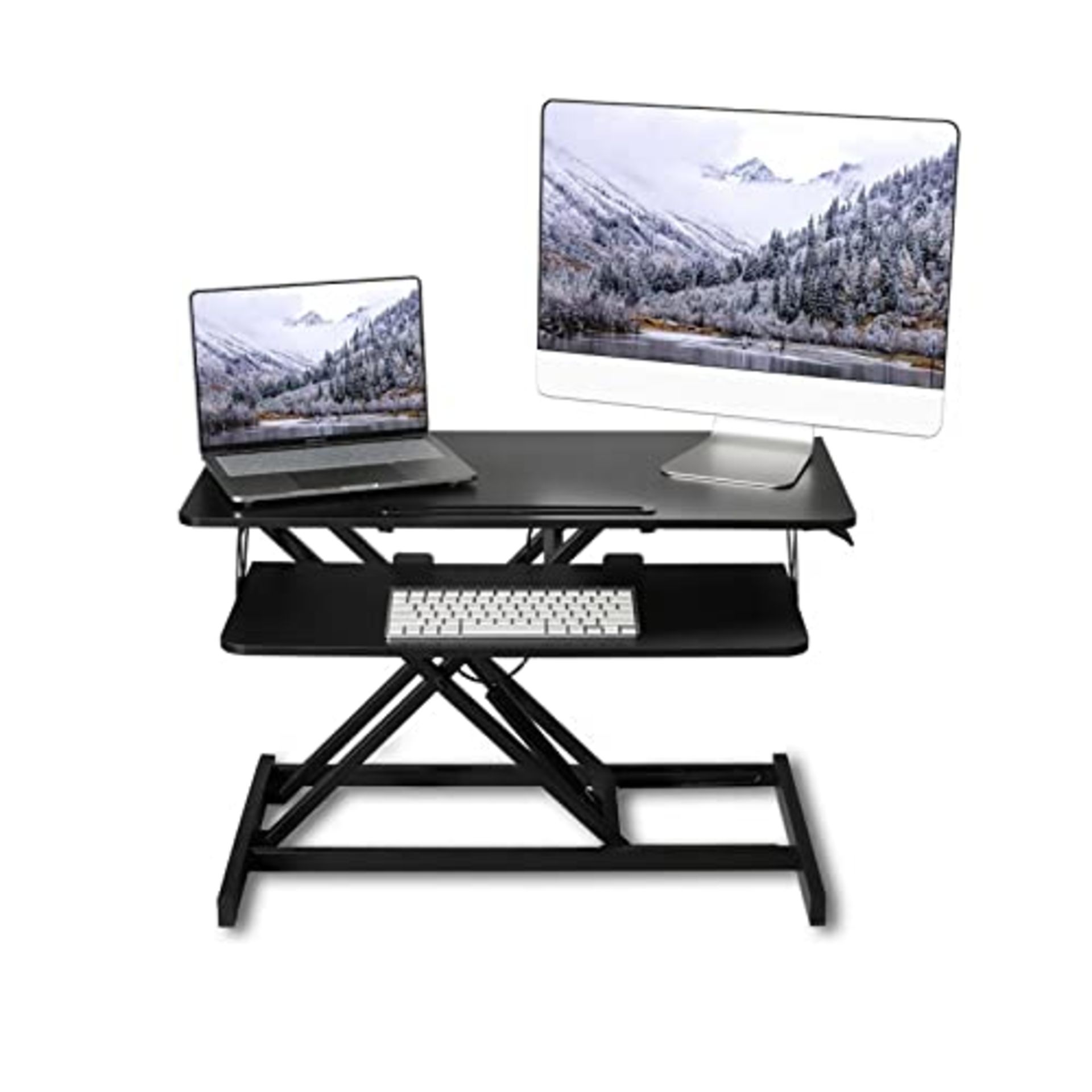 RRP £91.32 ERGOMAKER Height Adjustable Standing Desk Converter